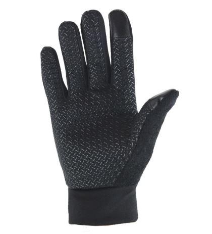 Sport Print Wind Stopper Inside Fleece With Touch Screen Gloves For Riding For Men