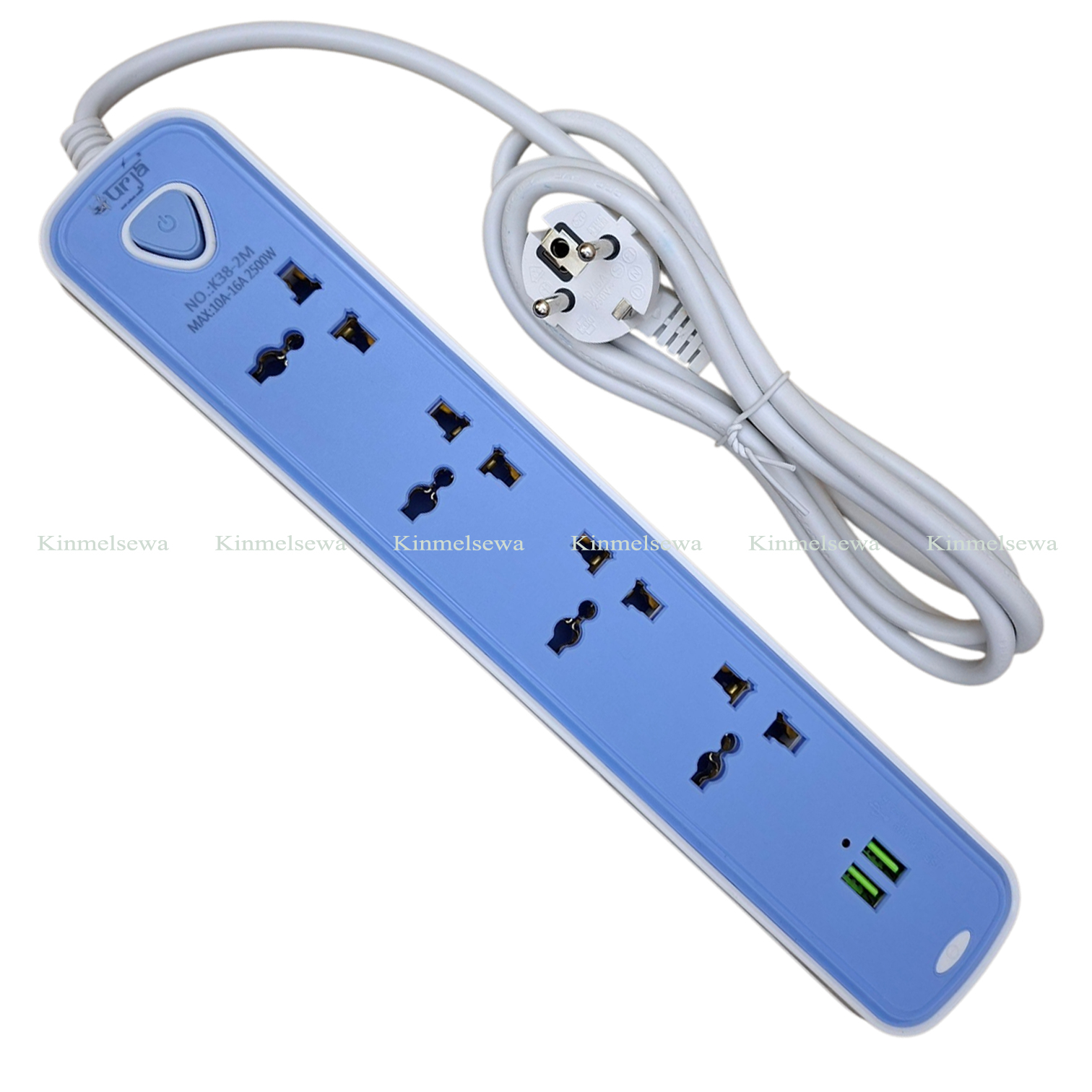 Urja K38-2M Universal Extension Board with USB Multiplug