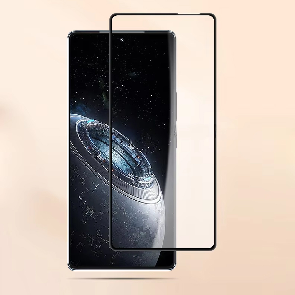 Infinix GT 20 Pro Full HD Tempered Glass Screen Protector Black Pack of 1