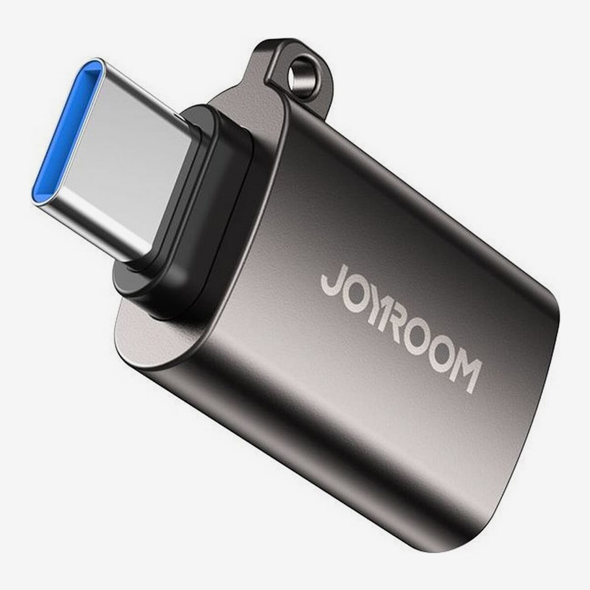 JOYROOM S-H151 2A USB-C Male to USB Female OTG Adapter - Black