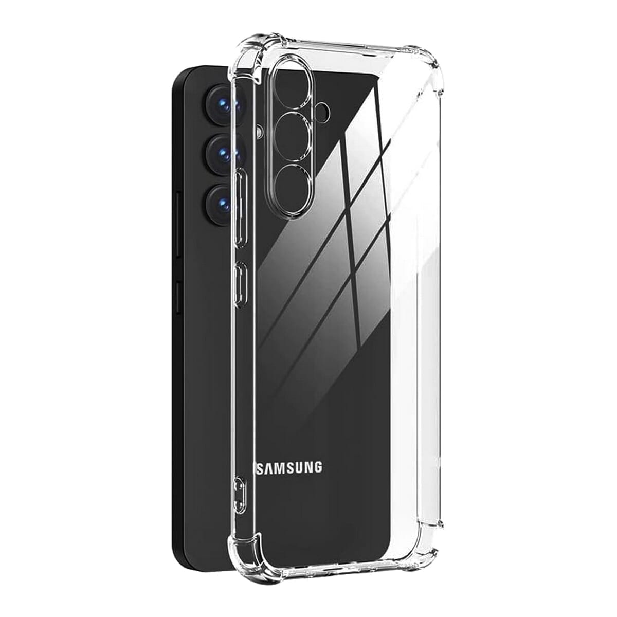 Samsung Galaxy S23/5G Transparent Soft Shockproof Airbag Back Case