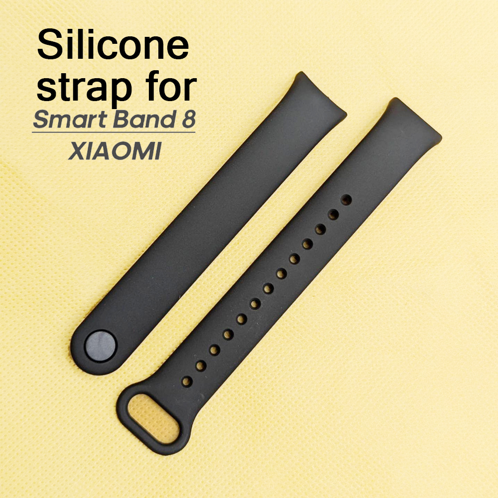 Xiaomi Smart Band 8/9 & Samsung Silicone Quick-Release Strap - Black