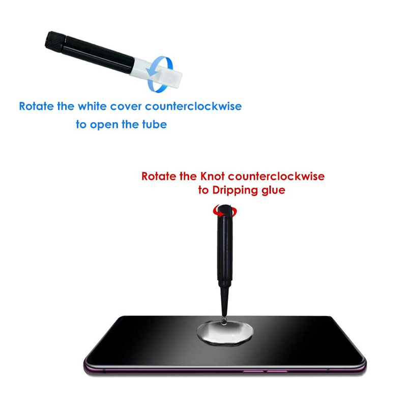 UV Adhesive For Tempered Glass Samsung OnePlus Vivo 1 Pc - Universal