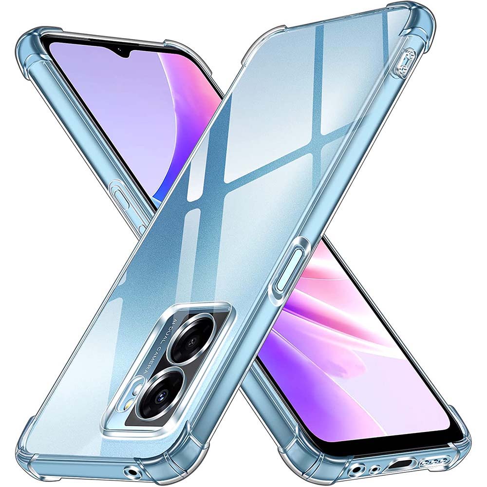 Oppo A77/A57/A77s/A57s Plus Transparent PC Airbag Back Case - Clear (Universal)