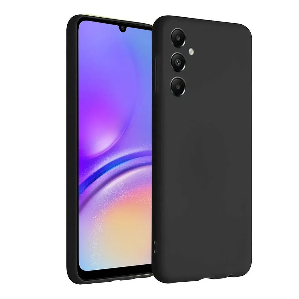 Samsung Galaxy A05s Silicone Case With Microfiber 360° Camera Protection - Black