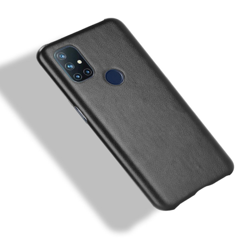 OnePlus Nord N10 Slim Leather Shockproof Back Case - Black