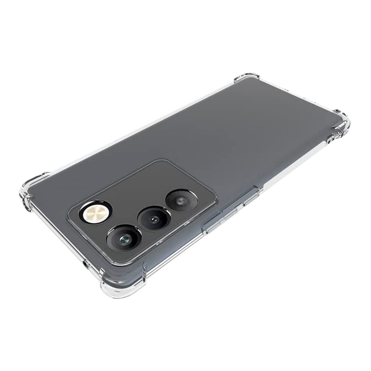 Vivo V27 V27 Pro Clear Shockproof Airbag Crystal Back Case - Clear (Vivo V7)