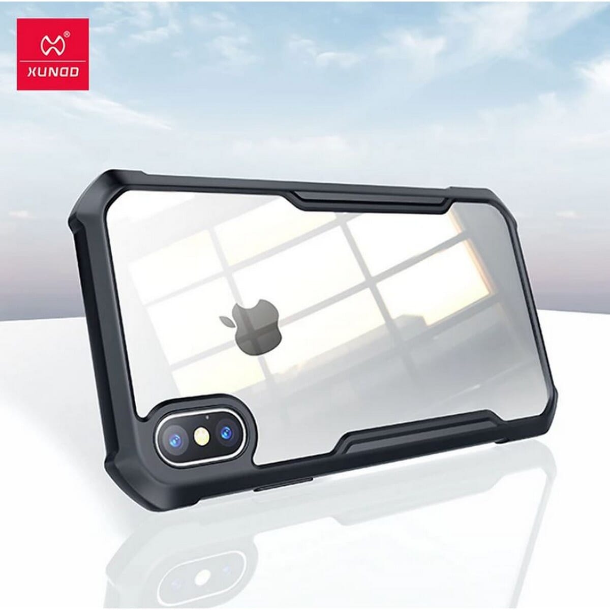 Xundd iPhone X/XS  Shockproof Transparent PC TPU Bumper Case 