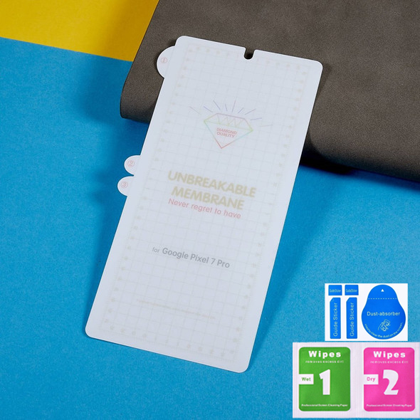 Google Pixel 7 Pro Transparent Hydrogel Soft Screen Protector