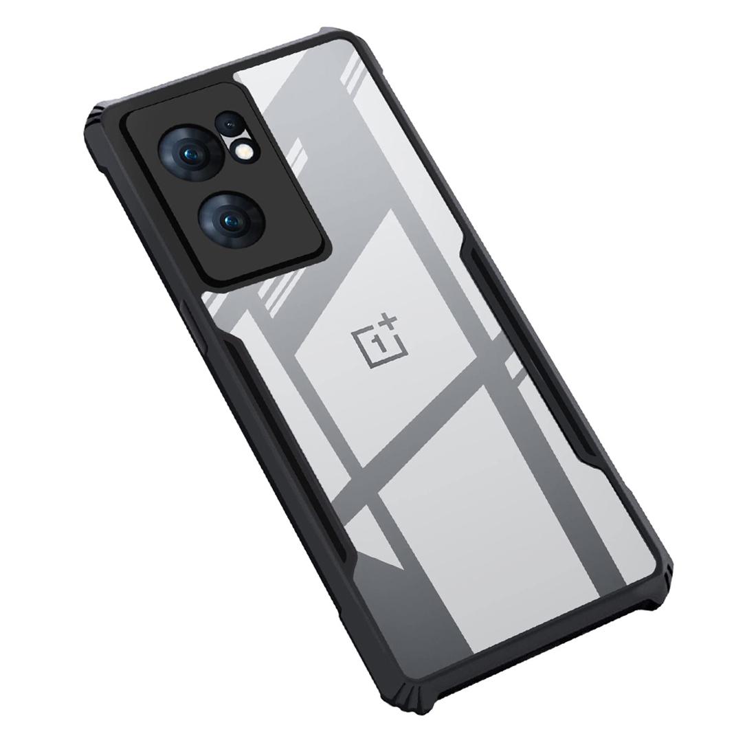 OnePlus Nord CE 2 5G Ultra-Thin Clear Hybrid PC Back Case - Black