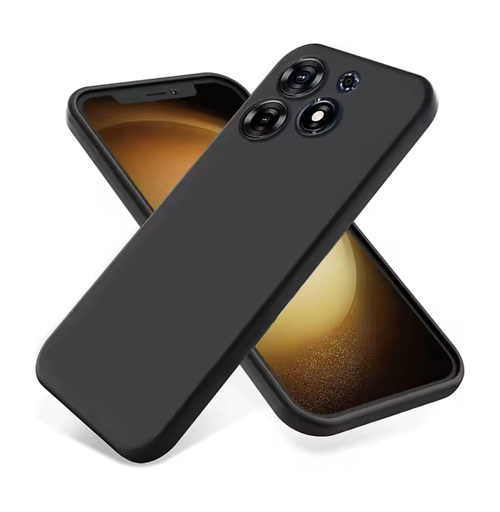 Infinix Smart 8/8 HD/8 Plus/Spark 20/20C/Hot 40i Silicone Camera Protection Case - Black