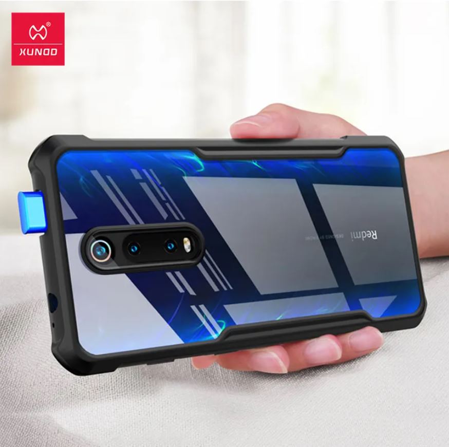 Xundd Shockproof Clear Bumper Case For Redmi K20 - Black