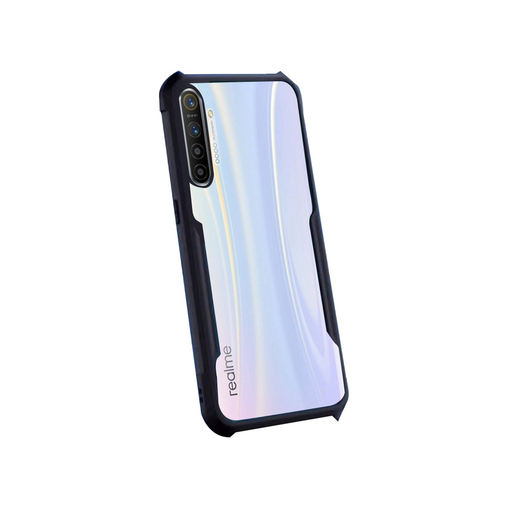 Clear Airbag Hybrid Case For Realme XT/X2 - Black