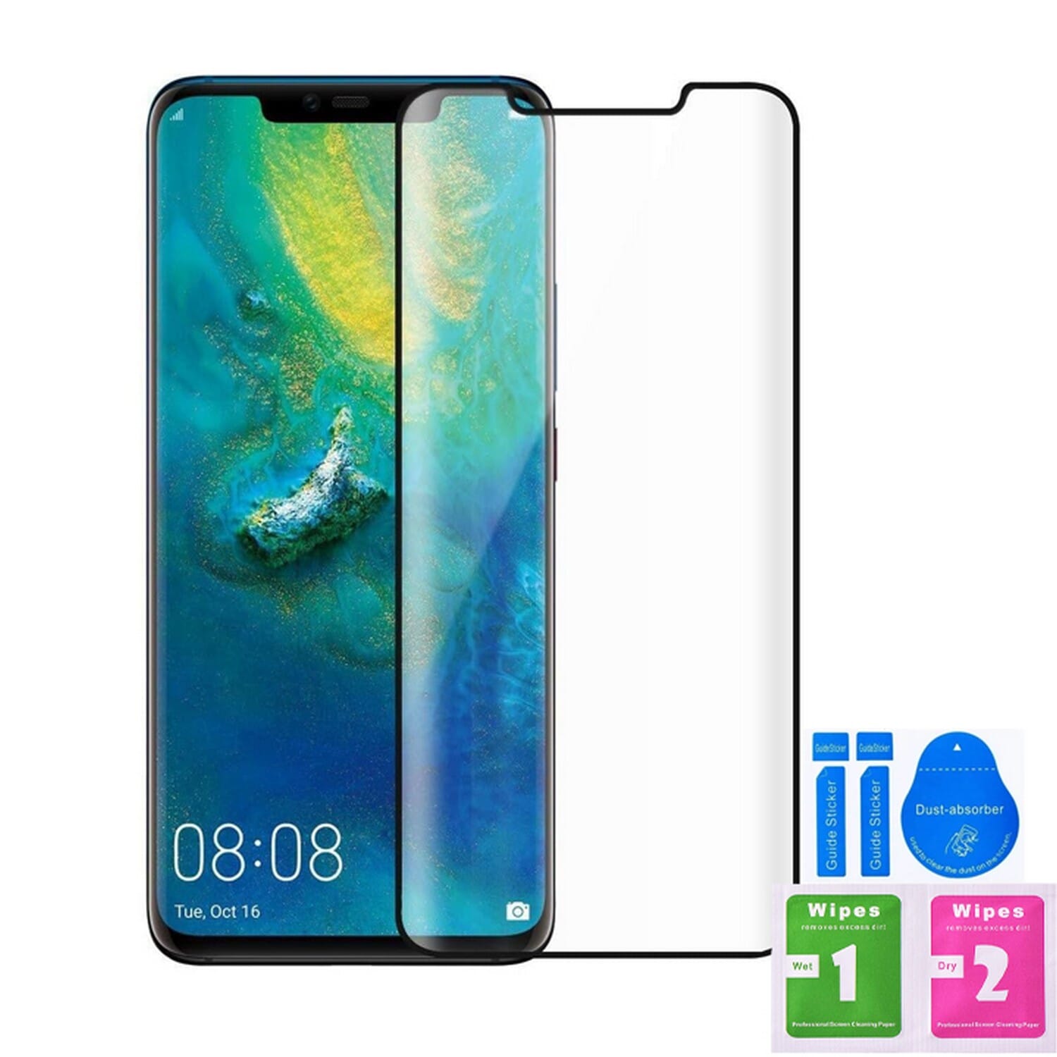 Full-Cover Curved Tempered Glass Protector For Huawei Mate 20 Pro