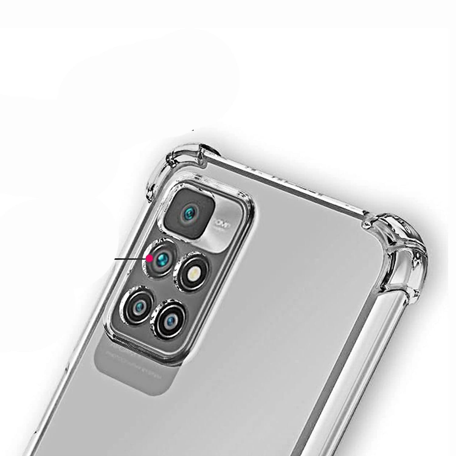 Transparent Soft Shockproof Airbag Case For Redmi 10 Prime - Clear 