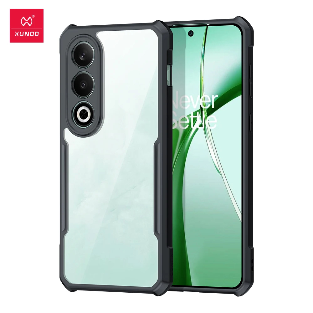 Xundd Shockproof Clear Bumper Cover For OnePlus Nord CE 4 5G - Black
