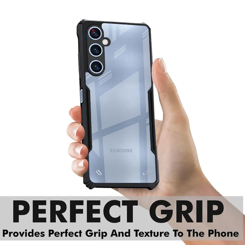 Clear Shockproof TPU Bumper Case For Samsung Galaxy A17 5G - Black