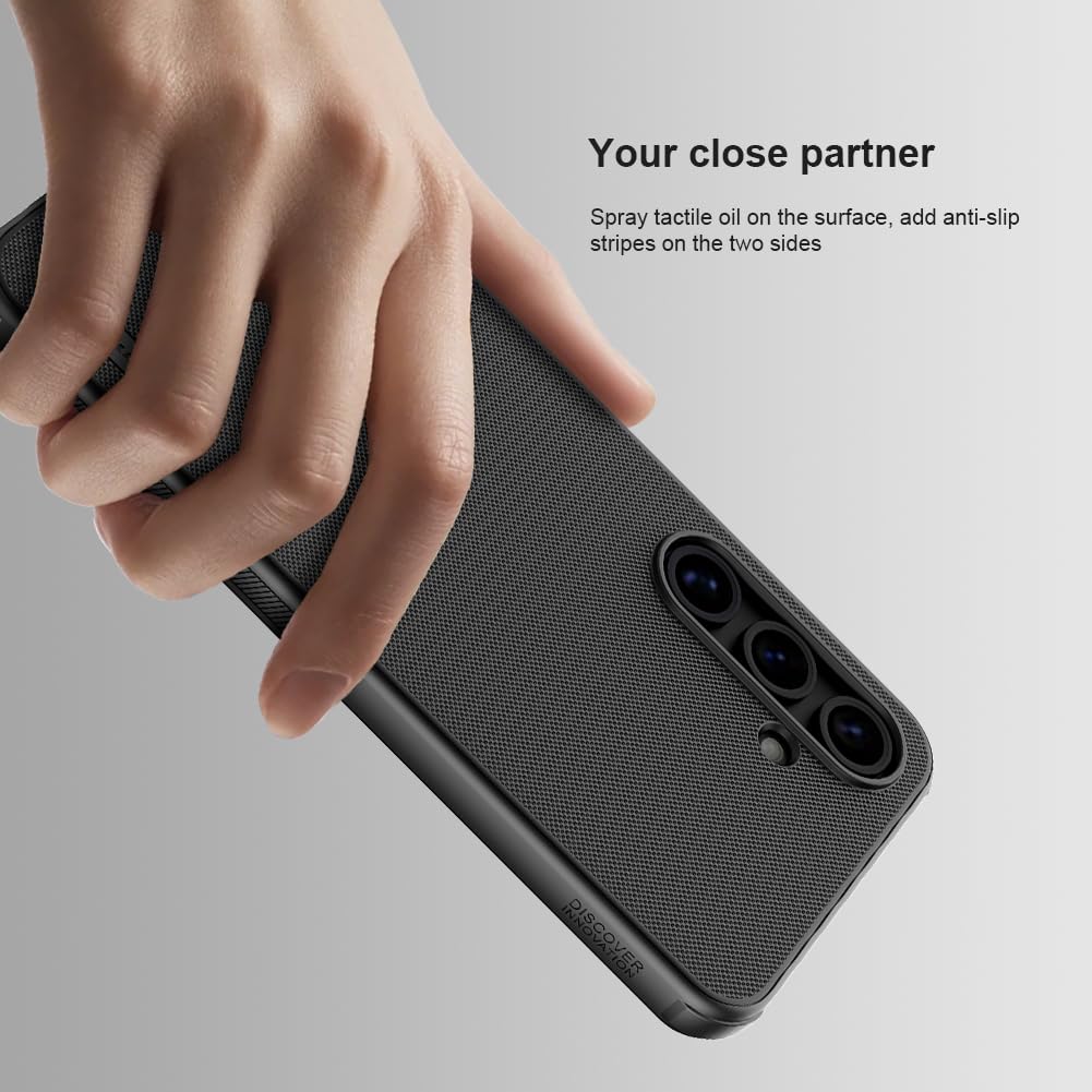 Nillkin Ultra-Thin Frosted Shockproof Case For Samsung Galaxy S24 FE 5G - Black