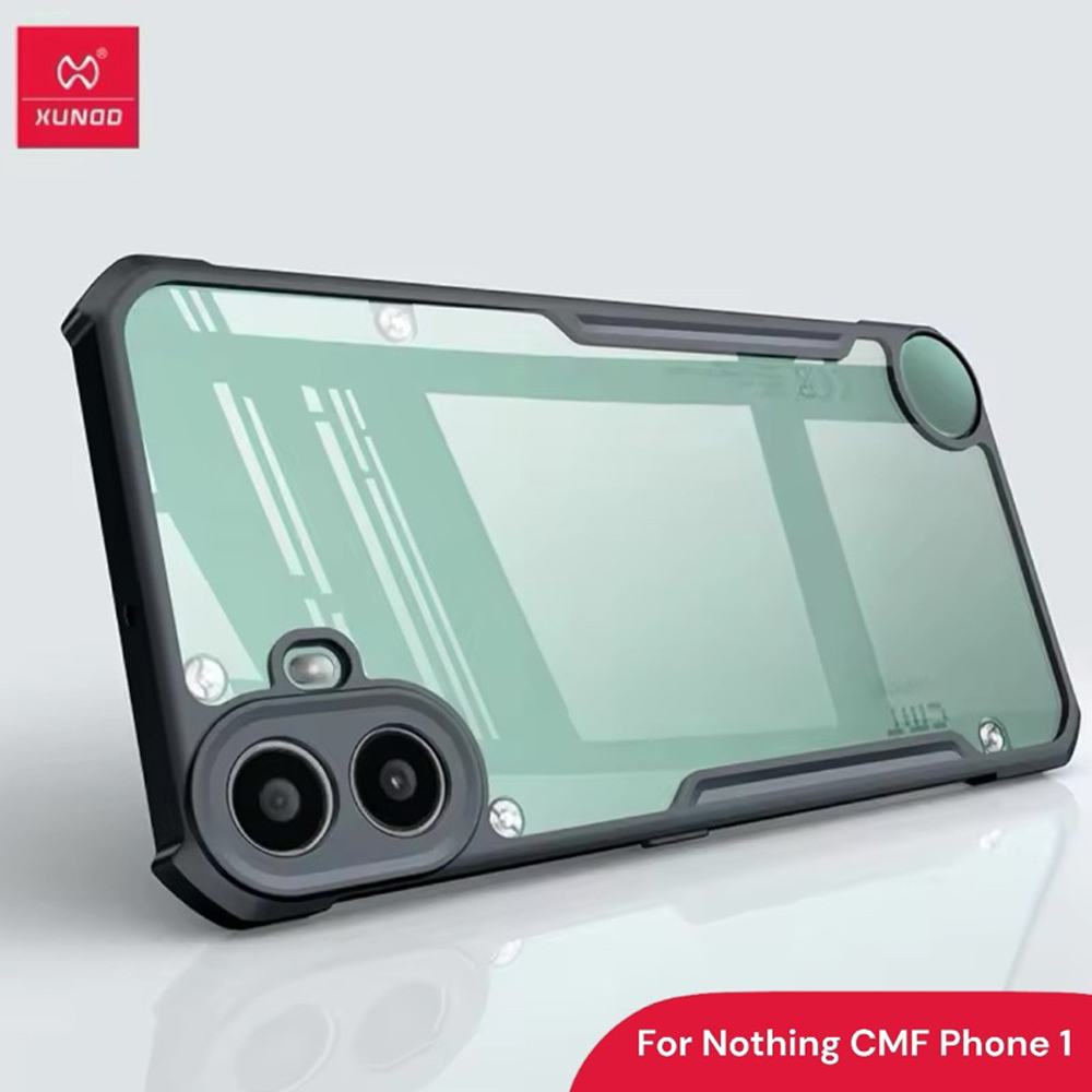Nothing CMF Phone 1 Xundd Airbag Shockproof Clear Case - Black