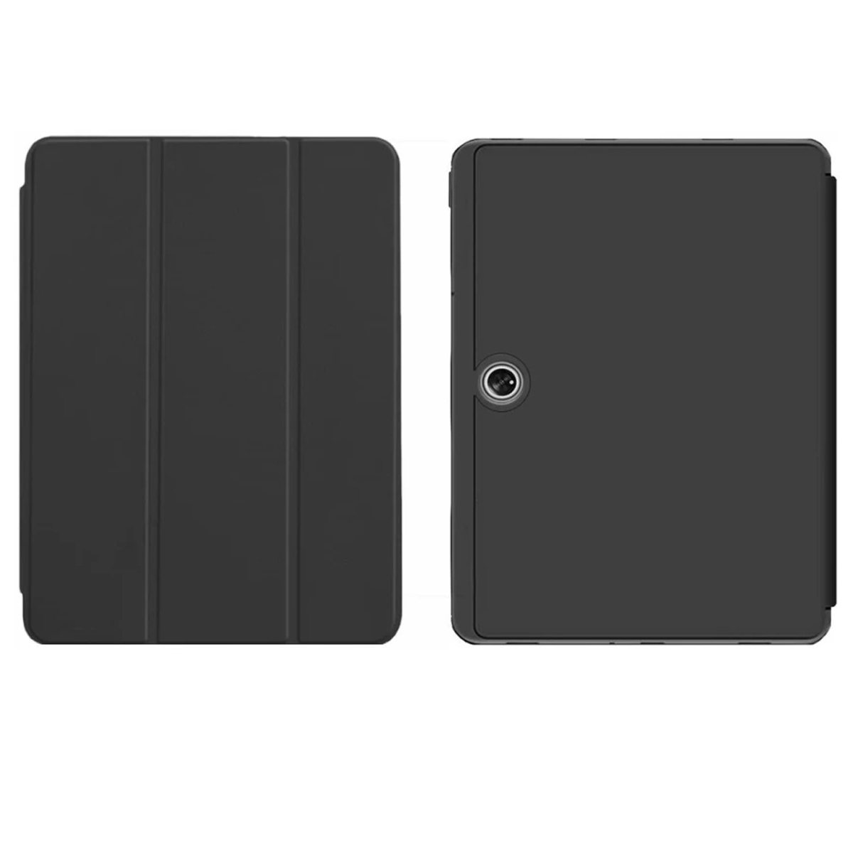 Black Flip Stand Case With Pencil Holder For OnePlus Pad 11.61" - Black