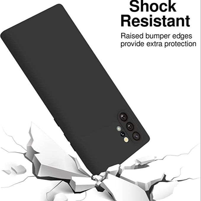 Premium Liquid Silicone Case For Samsung Galaxy Note 10 Plus 5G - Black