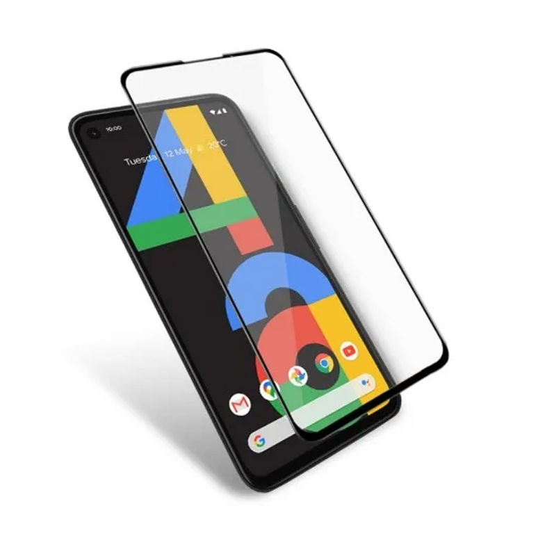 Full-Cover Tempered Glass Protector For Google Pixel 4A 4G - 1pc