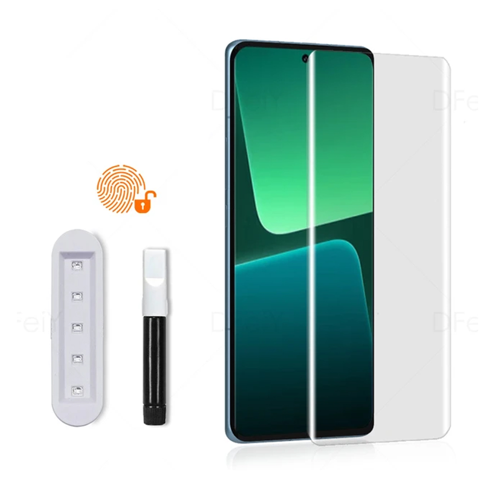 X-Mart Premium UV Curved Tempered Glass Protector For Xiaomi Mi 13 Pro 