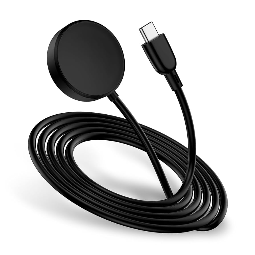 JW-14 Samsung Galaxy Watch Active 1/2 Watch 3/4/5/6 1M USB Black Charging Cable