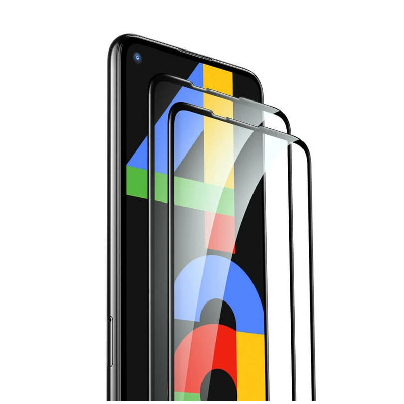Google Pixel 4A 4G Full Glue Full Cover Tempered Glass Screen Protector 
