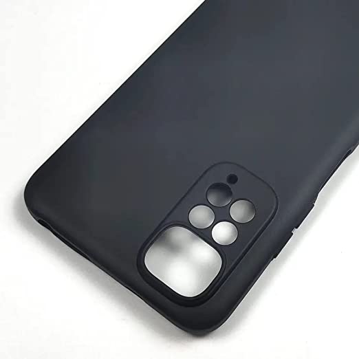 Redmi Note 11/11S Black Liquid Silicone Back Case