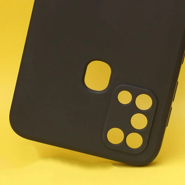 Samsung M31 Silicone 360° Camera Protection Case - Black