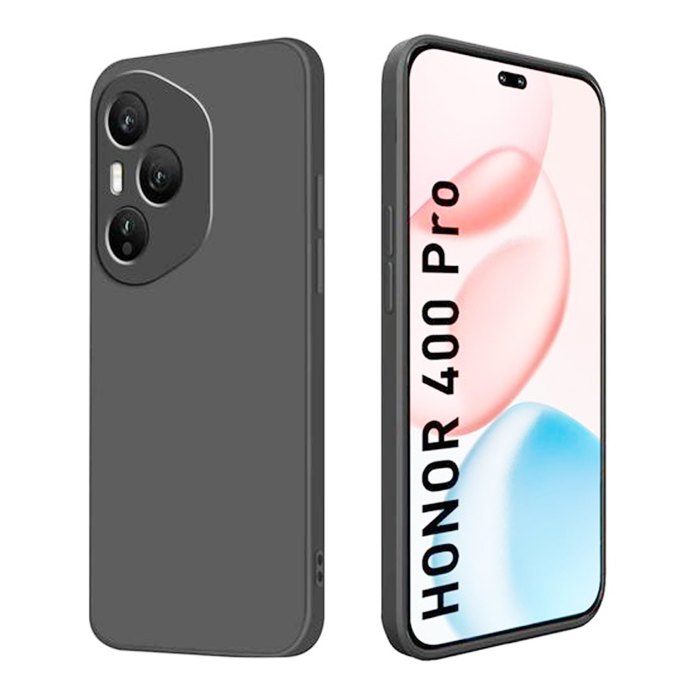 Honor 400 Pro 5G Silicone 360° Camera Protection Case - Black