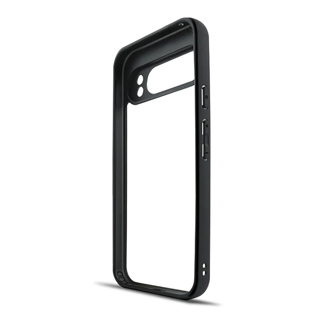 Google Pixel 9 Pro XL 5G Soft TPU PC Bumper Back Cover - Black
