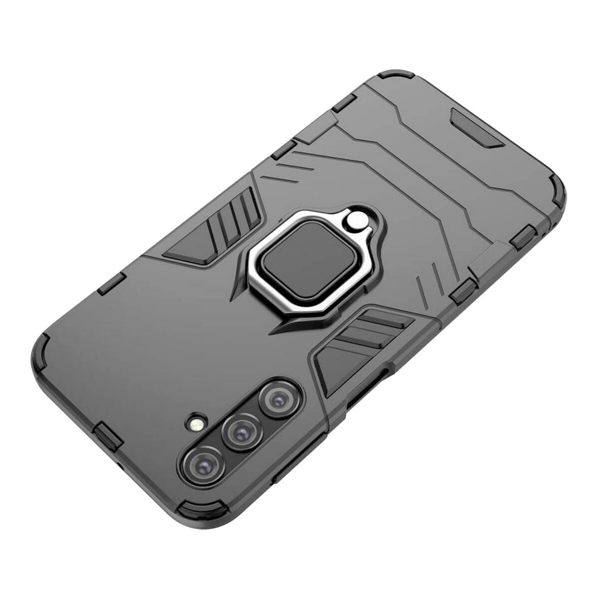 Samsung Galaxy A24 4G Armor Defender Kickstand Case - Black