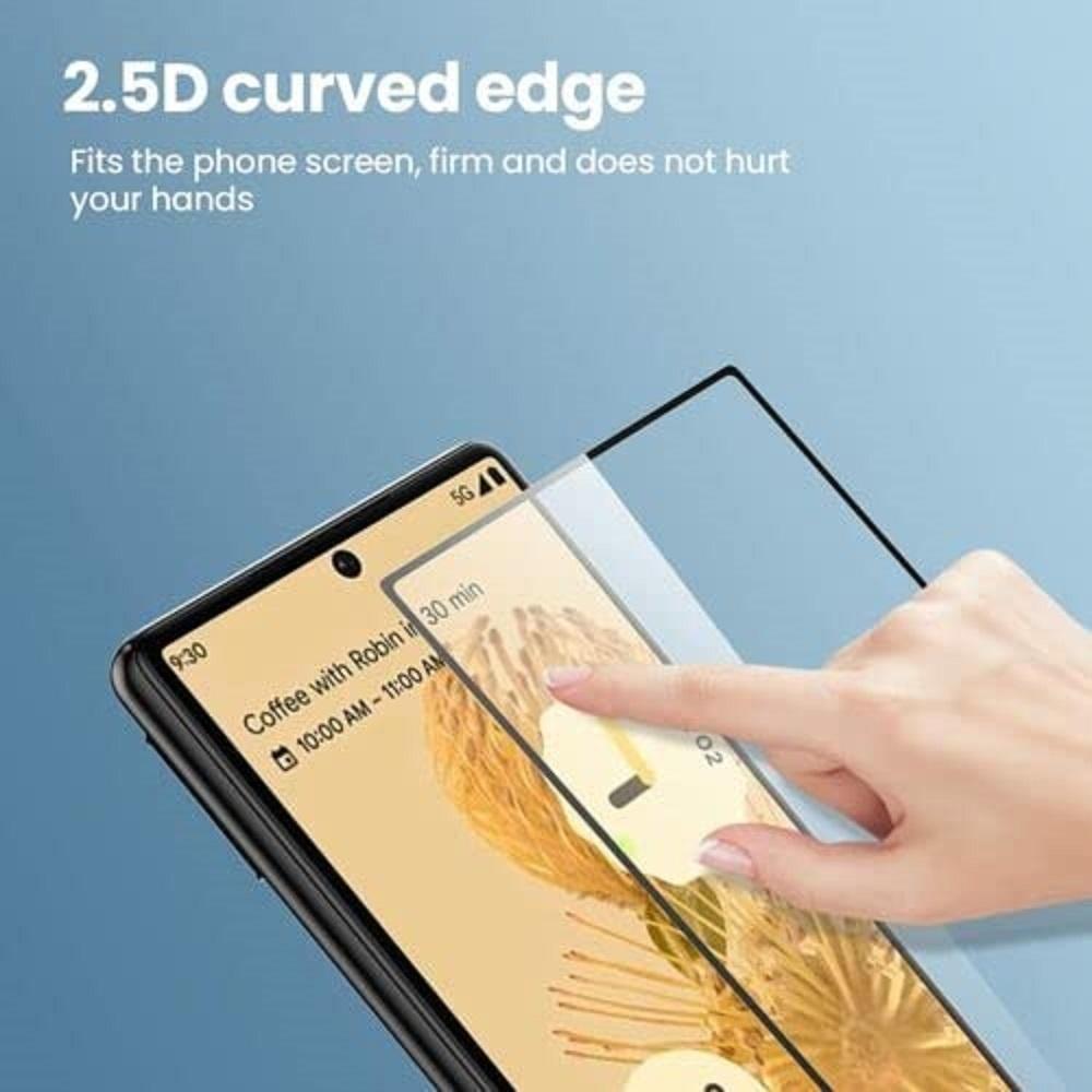 Google Pixel 7A 5G Full Glue 0.26mm 9H 2.5D Arc Edge Tempered Glass Protector 