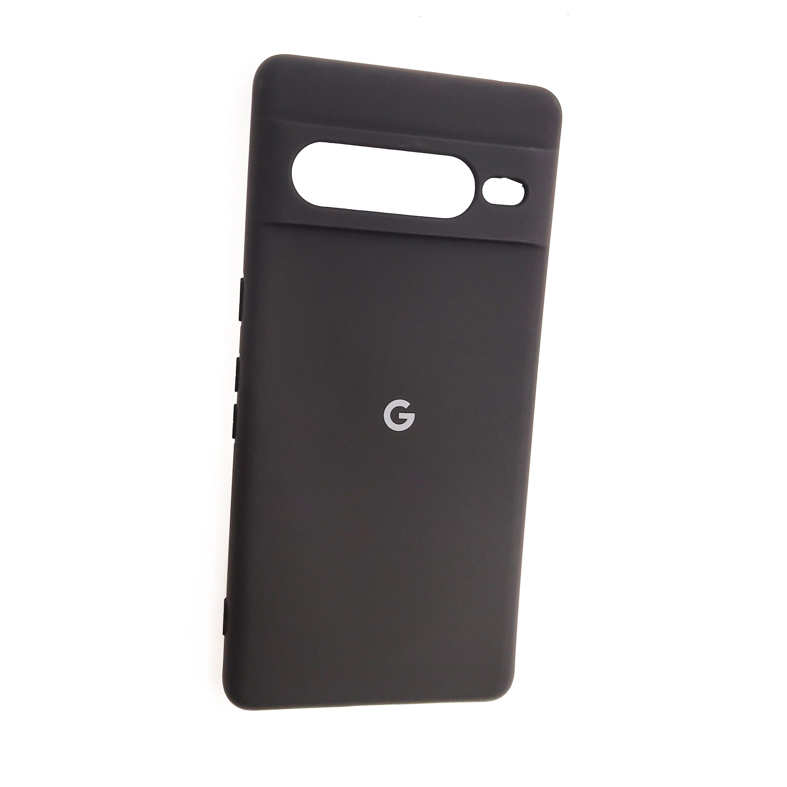 Google Pixel 7 Pro 5G Silicone Case – Microfiber Lining, 360° Camera Protection, Black
