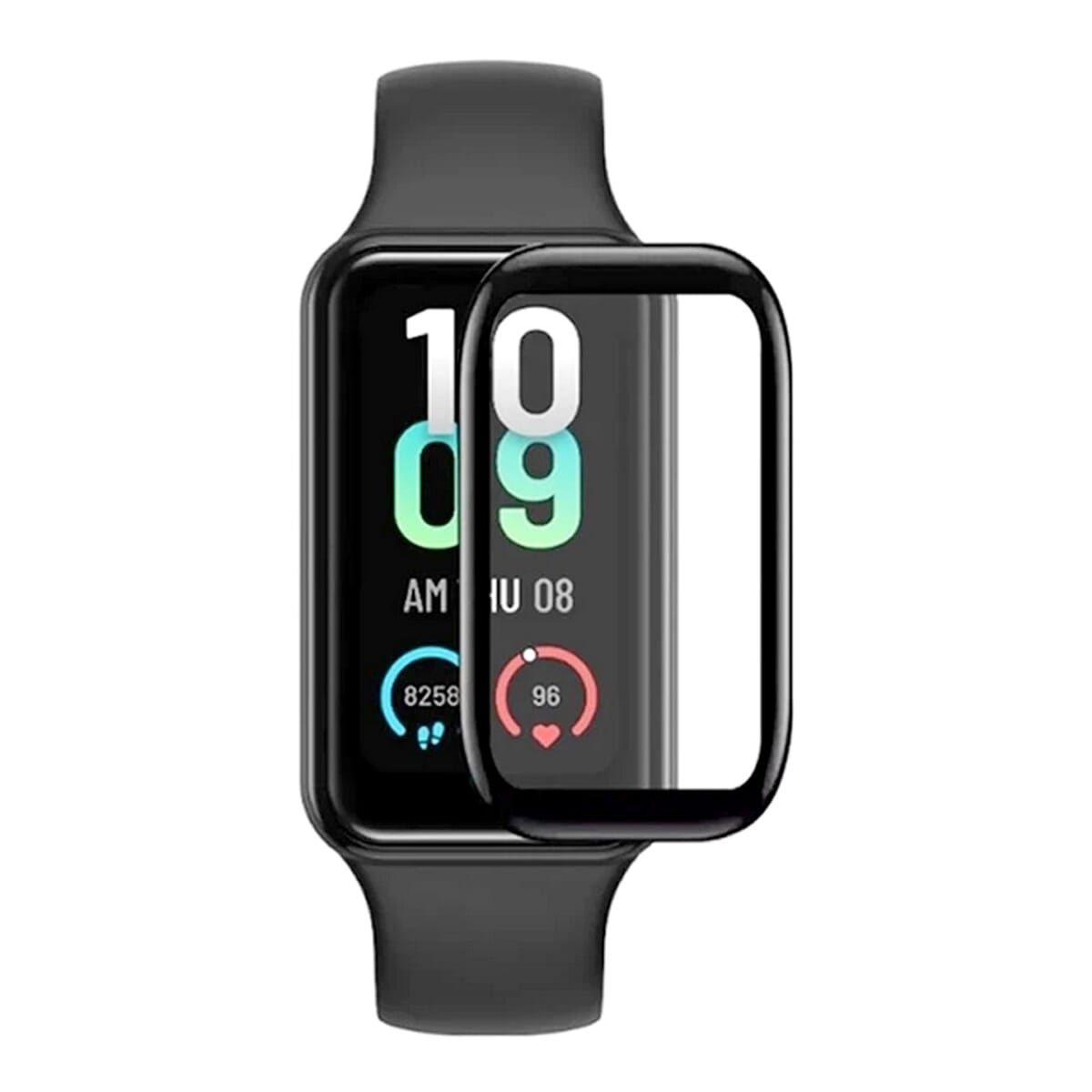 Amazfit Band 7 3D Curved Full PMMA Screen Protector - Black