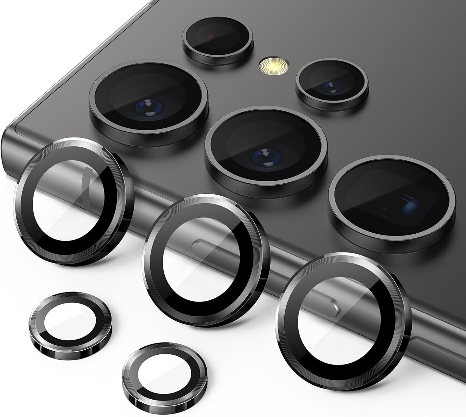 Samsung Galaxy S25 Ultra 5G Titanium Black 360° Camera Lens Protector