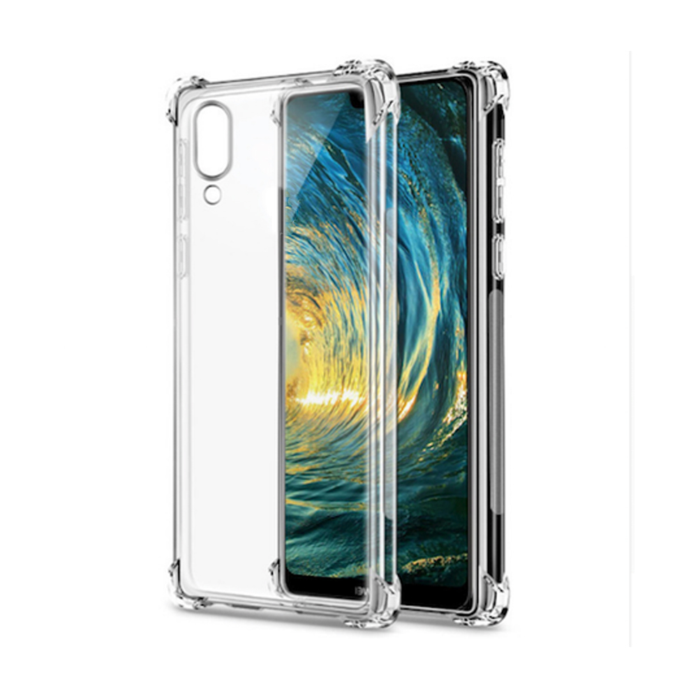 Huawei P20 Clear Transparent Soft Shockproof Back Cover - Clear