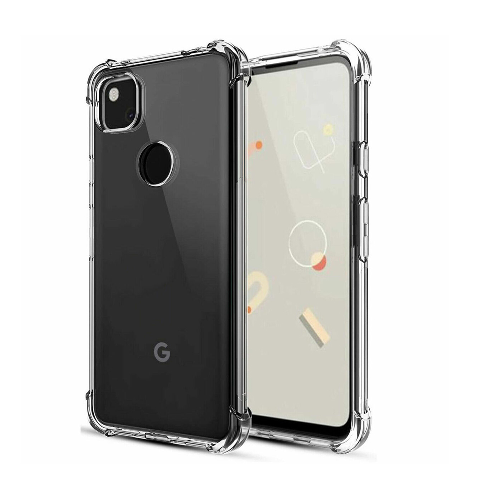 Google Pixel 4A 4G Clear Shockproof Soft Back Case