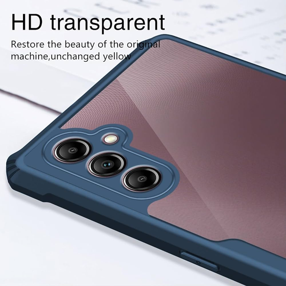 Samsung Galaxy S23 FE 5G Bumper Hard Transparent Shockproof TPU Back Cover - Black