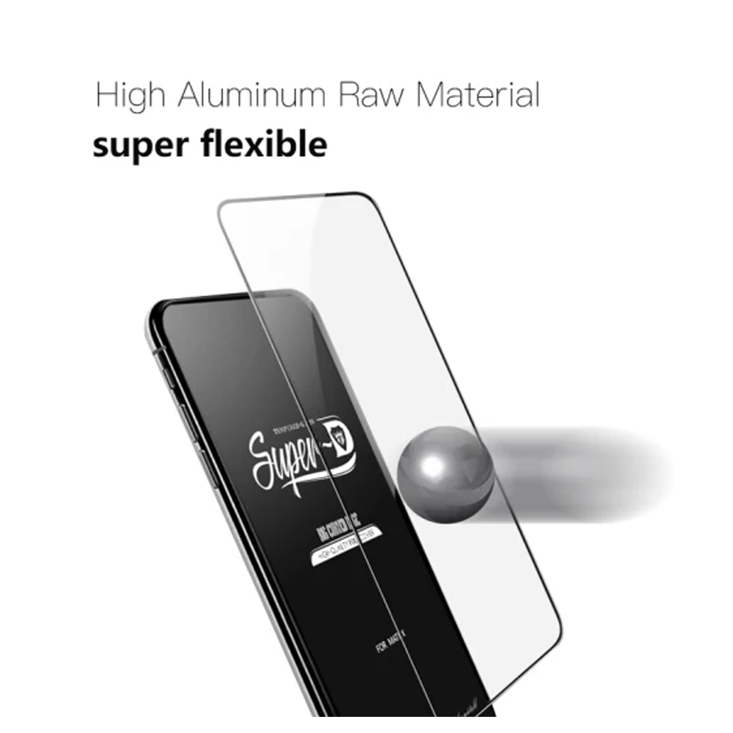 Poco M3 Pro Super-D Polished Full Glue Tempered Glass Screen Protector