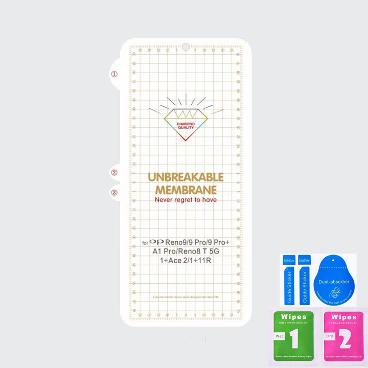 Oppo Reno 8T/8T 5G Transparent Soft Hydrogel Screen Protector