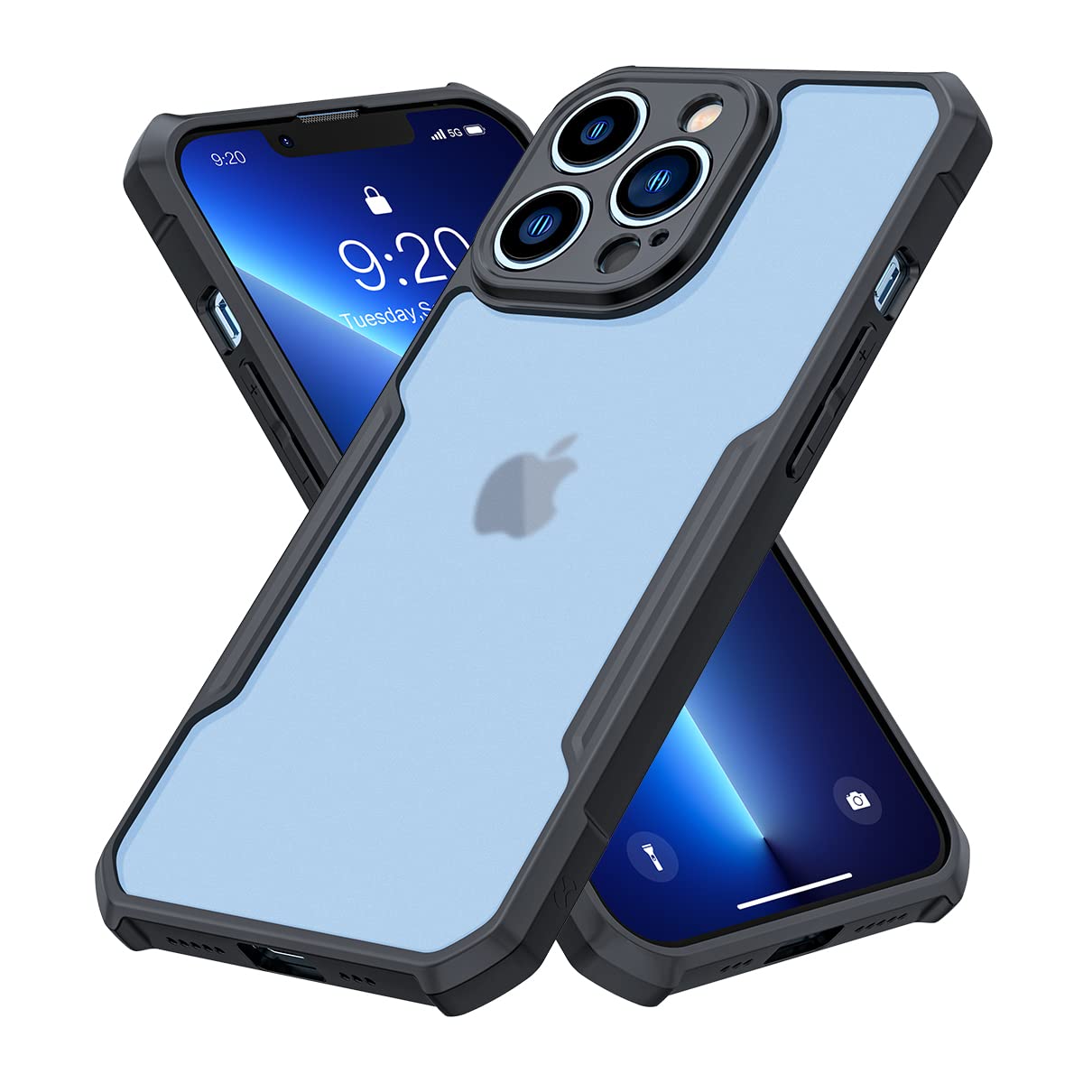 iPhone 13 Pro Max Xundd Shockproof Transparent PC TPU Bumper Back Cover 