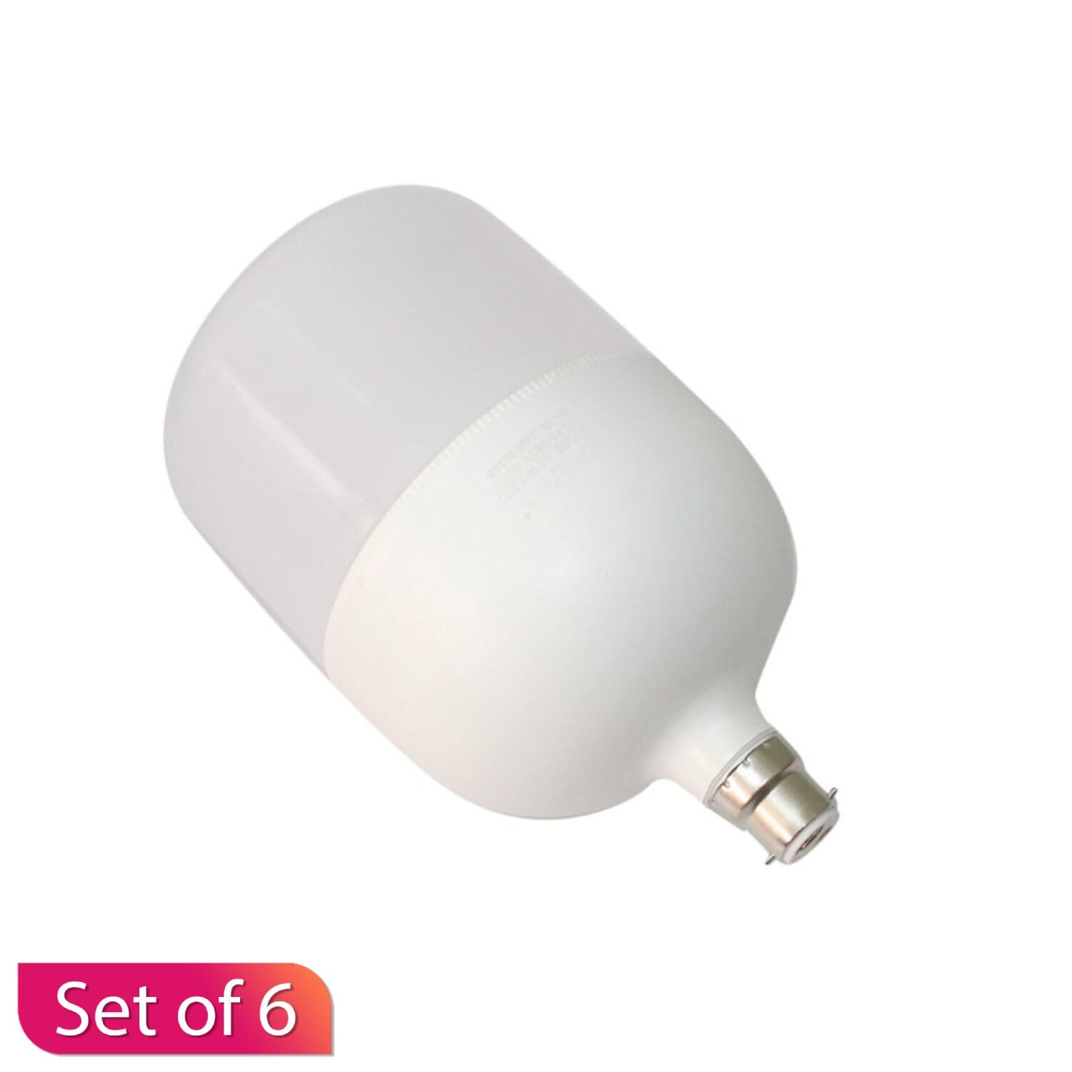 Wega Bulb 48 Watt B22 White Light Set Of 6