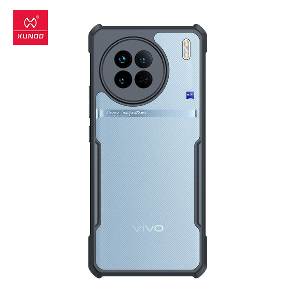 Xundd Urban Armor Gear Black Shockproof Case For Vivo X90 / X90s 5G - Black