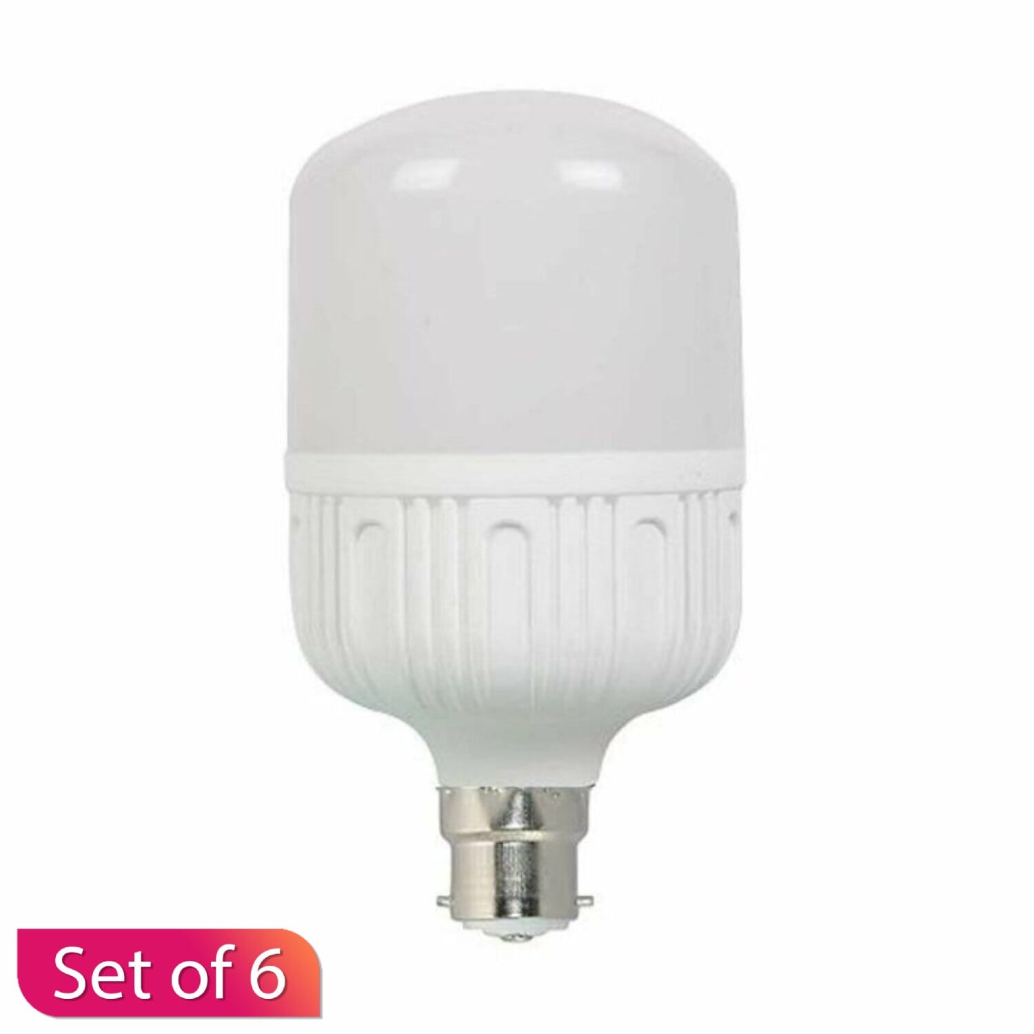 Wega Bulb 24 Watt B22 White Light Set Of 6