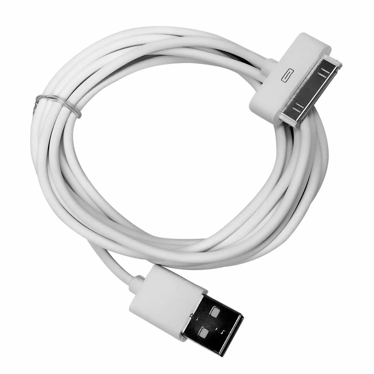 USB Charger Cable For iPhone 1 / 2 / 3 / 4 / 4S 2nd & 3rd Generation - White