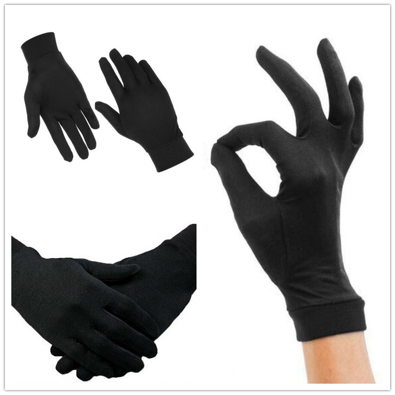 Slim Thermal Liner Gloves For Skiing, Cycling & Motorbiking – Black