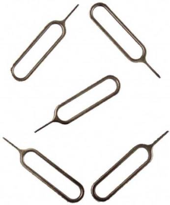 5 Pc SKP Steel SIM Card Tray Ejector Pin Removal Tool For All Phones